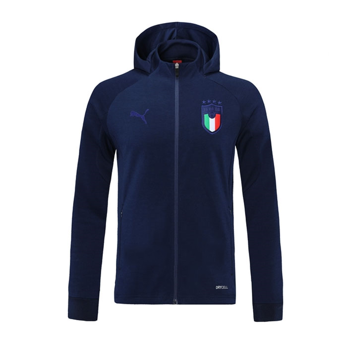 Chaqueta con Capucha Italia 2021/22 Azul